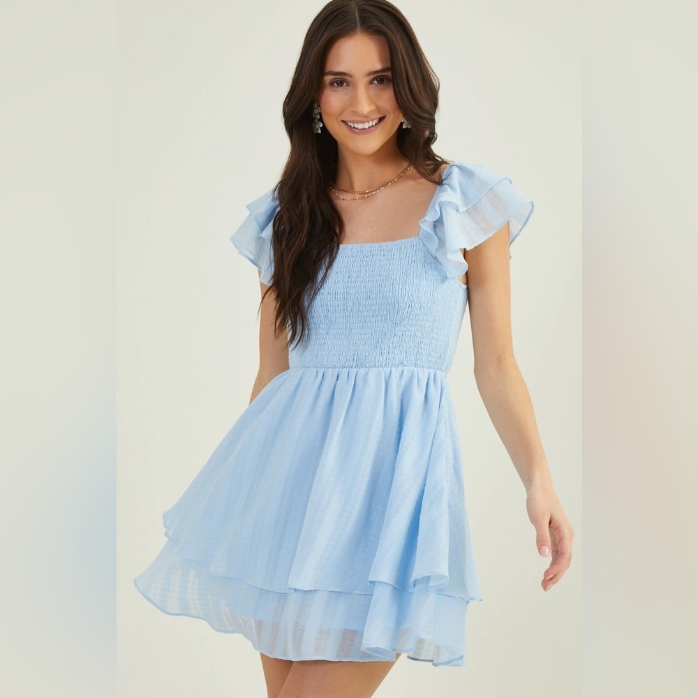 New with tags altard state brea layered mini dress